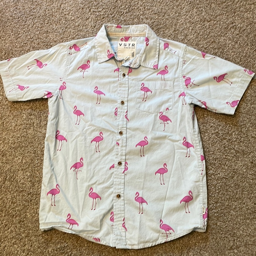 Kids VSTR button up shirt, size Small (8)